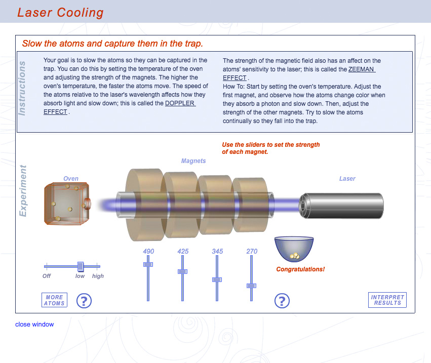 Laser Cooling Interactive